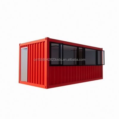 Kit prefabricado Container Homes 20ft o 40ft Cuadro de acero de acero galvanizado Doblaje de acero 180g para el edificio Kitset