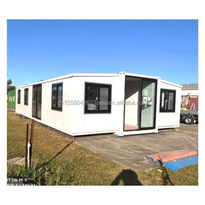 Vivienda familiar con casa de contenedores ampliable y casa prefabricada plegable de 2 dormitorios Casa familiar