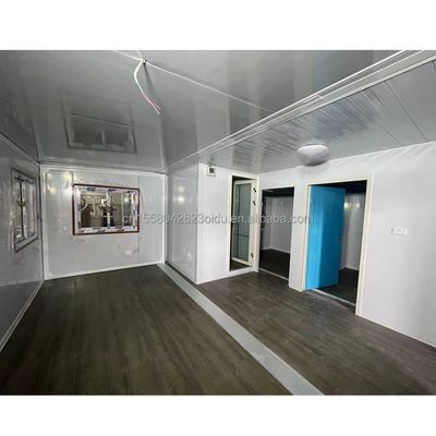Vivienda familiar con casa de contenedores ampliable y casa prefabricada plegable de 2 dormitorios Casa familiar