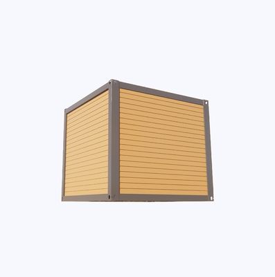 Casa de contenedores asequible con 50/75/100 mm de panel de sandwich de onda pared y ventanas de aleación de aluminio