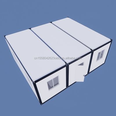 Casas de contenedores Prefabricadas con paredes de paneles de sandwich de onda de 50/75/100 mm