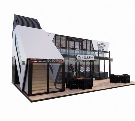 Casa de jardín con tubos cuadrados de acero galvanizado estructura principal estilo de diseño chino