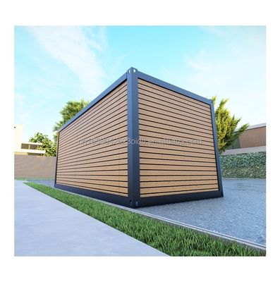 Casa prefabricada de madera de 20 pies marco de acero Casa pequeña para el bosque Contenedor residencial casas prefabricadas móviles venta