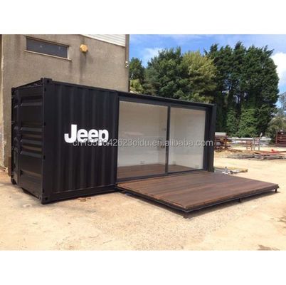 Baño Casa pequeña de 2 pisos Casa de contenedores con casas modulares prefabricadas y ventanas de aleación de aluminio