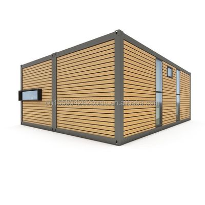 Casa de contenedores de lujo prefabricada con color personalizado y 2 dormitorios