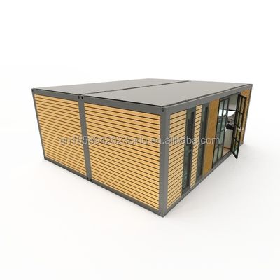 Casa de contenedores de lujo prefabricada con color personalizado y 2 dormitorios