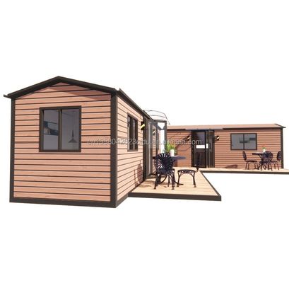 Diseño Modular Modular Casa de Contenedores de Acero Prefabricado Flat Pack para Aluminio Alloy Exterior Ventanas incluidas en el diseño