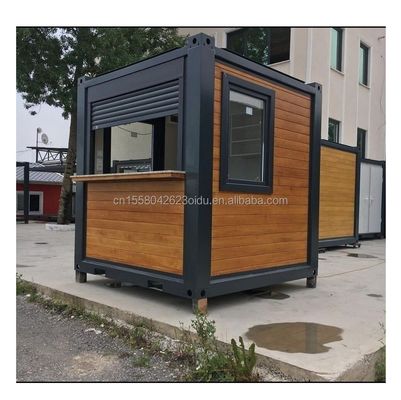 Sala de almacenamiento modular prefabricada móvil Contenedor de envío Oficina Casas de contenedores con ventanas de aleación de aluminio de 20 pies o 40 pies