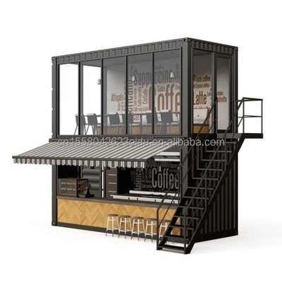 Negocio Hotelero Estilo de Diseño Chino 20 pies Contenedor de Jardín Multicolor Casa Para Personalización