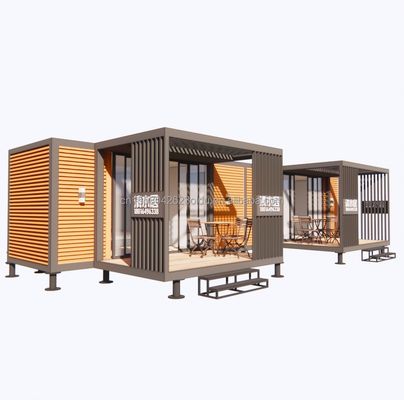 Diseño chino Contenedor de estructura de acero Villa modular para fácil montaje Casa moderna Casas de lujo
