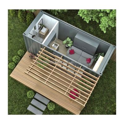Diseño personalizable Moderno de la UE 20 pies Casa prefabricada de madera Jardín Apartamento pequeño independiente