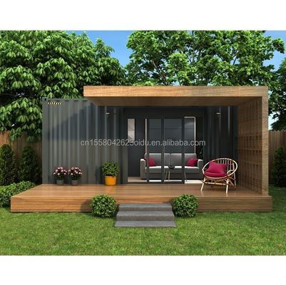 Diseño personalizable Moderno de la UE 20 pies Casa prefabricada de madera Jardín Apartamento pequeño independiente