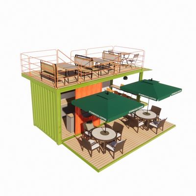 2023 Las casas prefabricadas modulares al aire libre más vendidas Contenedor Marco de acero galvanizado Contenedor de flexión de acero galvanizado