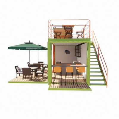 2023 Las casas prefabricadas modulares al aire libre más vendidas Contenedor Marco de acero galvanizado Contenedor de flexión de acero galvanizado