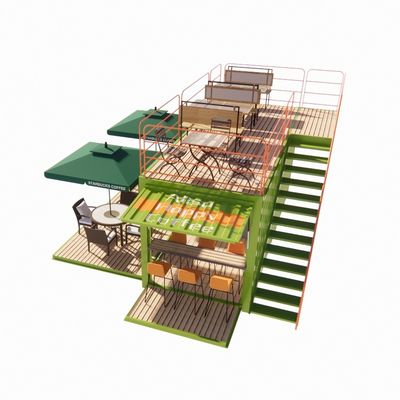 2023 Las casas prefabricadas modulares al aire libre más vendidas Contenedor Marco de acero galvanizado Contenedor de flexión de acero galvanizado