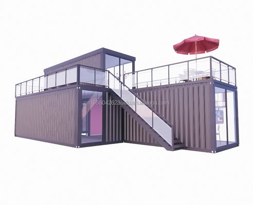 Casas móviles de vivienda de lujo Contenedor Casa pequeña Casa de jardín portátil moderna para color personalizado 20 pies o 40 pies