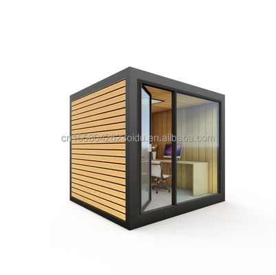 Oficina de estructura de acero de madera moderna de 10 pies para tienda supermercado en estilo de diseño moderno