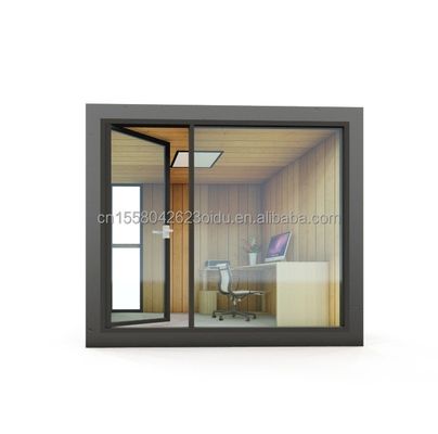 Oficina de estructura de acero de madera moderna de 10 pies para tienda supermercado en estilo de diseño moderno