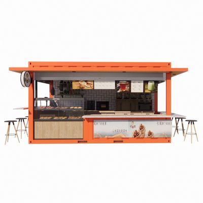 Bar de contenedores de envío modular prefabricado 2023 Top Design Pared 50/75/100mm Panel de sandwich de onda Baño