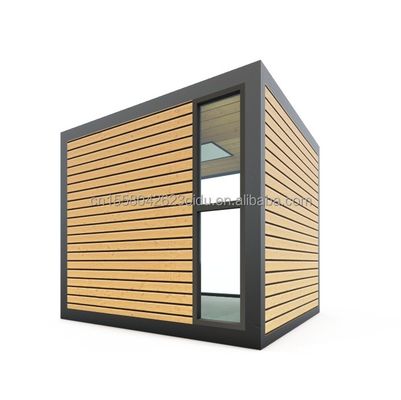 Oficina de estructura de acero de madera moderna de 10 pies para tienda supermercado en estilo de diseño moderno