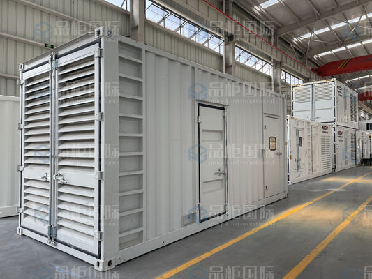 Contenedor de envío ecológico de 20 pies Equipo especial Caja de almacenamiento de baterías Casas prefabricadas de lujo