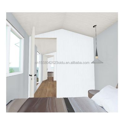 Casa de madera prefabricada con 2 dormitorios 1 baño 1 cocina