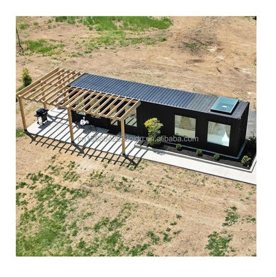 Tubos cuadrados de acero galvanizado El componente clave de 40 pies Prefabricado caja fuerte de transporte marítimo renovación vivienda familiar