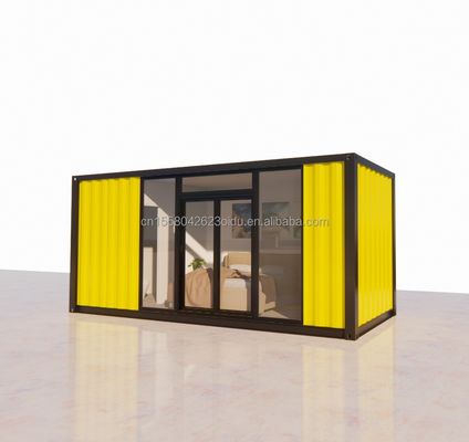Casas prefabricadas Villas Estructura de acero Casa de contenedores Casa pequeña de lujo con ventana Ventanas de aleación de aluminio