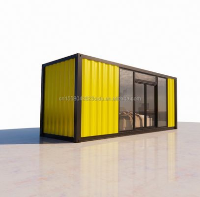 Casas prefabricadas Villas Estructura de acero Casa de contenedores Casa pequeña de lujo con ventana Ventanas de aleación de aluminio