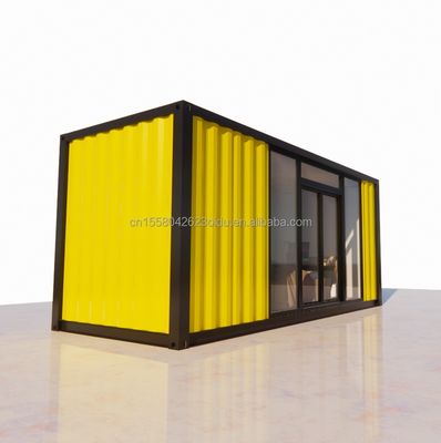 Casas prefabricadas Villas Estructura de acero Casa de contenedores Casa pequeña de lujo con ventana Ventanas de aleación de aluminio
