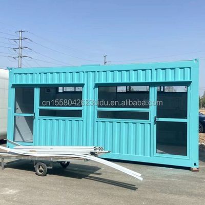 Diseño de casa de contenedores con tubos cuadrados de acero galvanizado