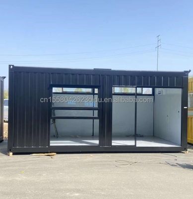Diseño de casa de contenedores con tubos cuadrados de acero galvanizado