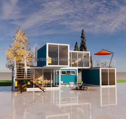 Desmontable 20 pies de lujo pequeño paquete de contenedores de vida con aluminio aleación ventanas y acero galvanizado flexión 180g