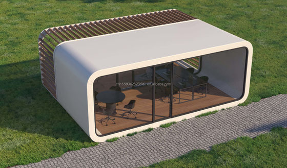Casa de contenedores moderna de color personalizado Casa móvil prefabricada exquisita para hotel de Arc Garden Housing