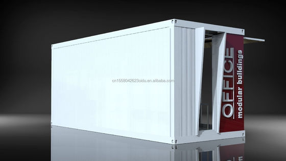 Estructura principal Tubos cuadrados de acero galvanizado Tienda de alimentos al aire libre Caja de guardia Tienda de café Contenedor de ropa