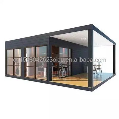 Casa modular con ventanas de aleación de aluminio