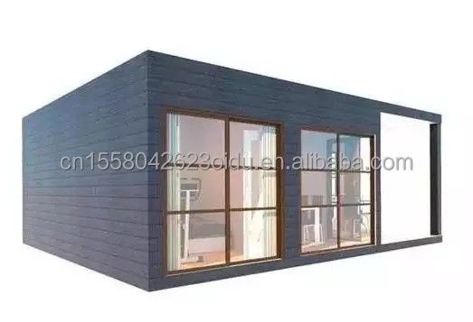 Casa modular con ventanas de aleación de aluminio