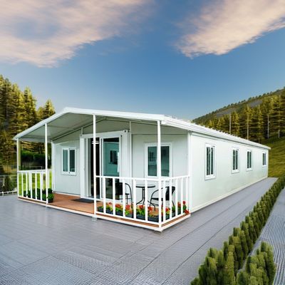 Moderno 40Ft 20Ft Prefab Granny Apartamento de construcción rápida 1 2 3 dormitorio Extensible Contenedor móvil hogar Prefabricado envío portátil