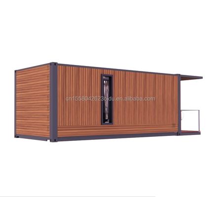 Alojamiento Casas prefabricadas plegables con casa de contenedores de color personalizado
