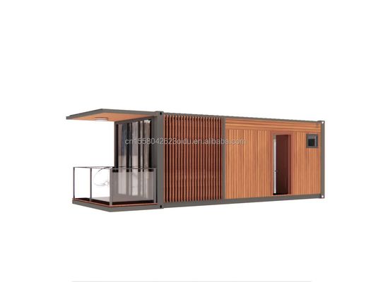 Alojamiento Casas prefabricadas plegables con casa de contenedores de color personalizado