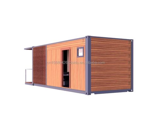 Alojamiento Casas prefabricadas plegables con casa de contenedores de color personalizado