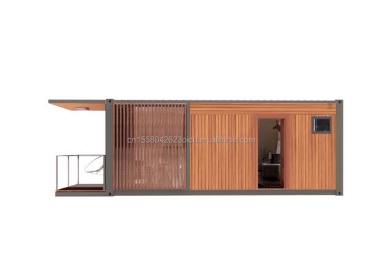 Alojamiento Casas prefabricadas plegables con casa de contenedores de color personalizado