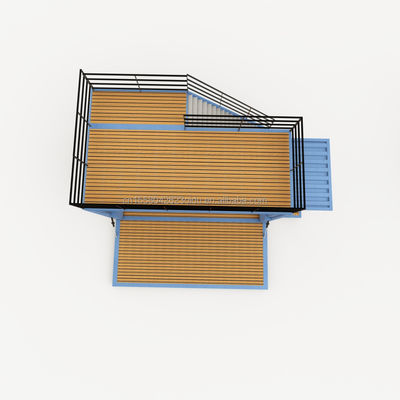 20 pies de lujo Prefabricado Casa de contenedores expandible Prefabricado Villa de paquete plano con color personalizado y costo de envío