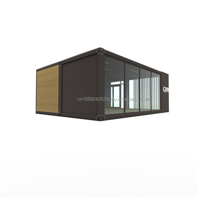 Sala prefabricada de lujo de 20 pies Contenedor prefabricado Villa con pared 50/75/100mm Panel de sándwich de onda