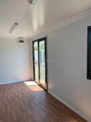 Diseño moderno estilo 20 pies Prefabricado Contenedor de envío Casa para Hotel Proveedor de soluciones de alojamiento