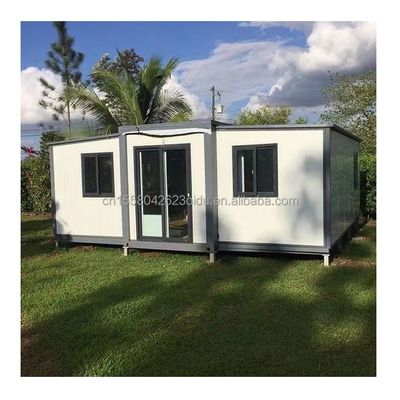 Estructura principal Tubos cuadrados de acero galvanizado Casa de contenedores prefabricada en color personalizado para vivir al aire libre