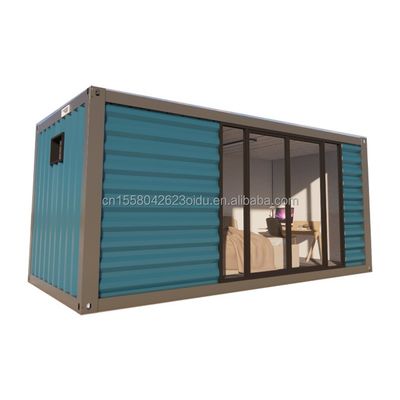 Hotel montado con paquete plano 20 pies contenedor casa móvil marco panel de sándwich y lujosa casa prefabricada con descuento