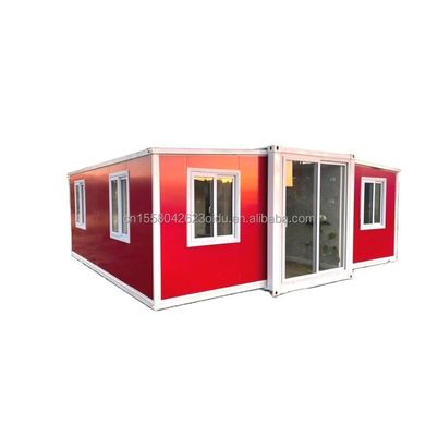 Villa prefabricada de madera 2 3 4 5 dormitorio diseño de color personalizado 20ft 40ft impermeable Prefab Casa de contenedores expandible