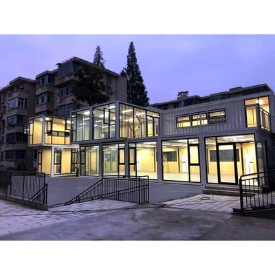Contenedor Casa móvil Cafetería escolar Embalaje plano con color y diseño personalizados