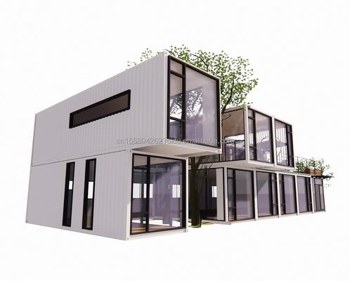 Contenedor Casa móvil Cafetería escolar Embalaje plano con color y diseño personalizados
